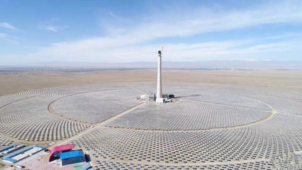 中电建青海共和50MW光热电站验收投运前技术服务全面展开